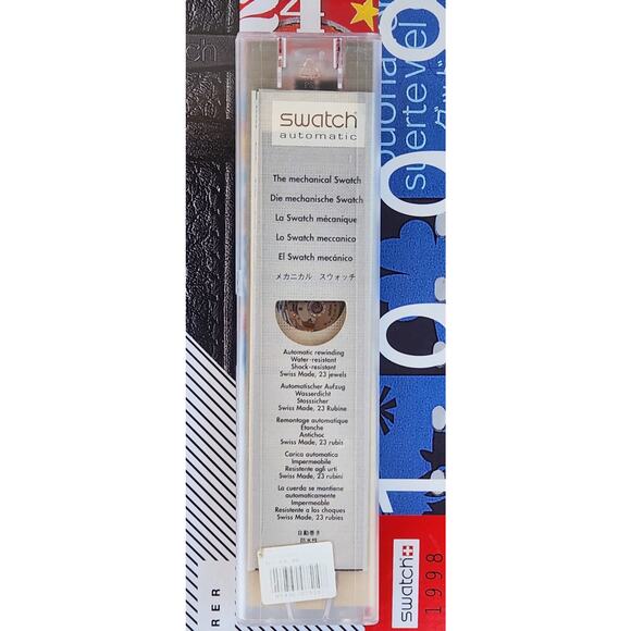 Swatch watch CHARDON SAP101 1995 Automatic Swiss Made 23 Jewels New Old Stock - Picture 9 of 10